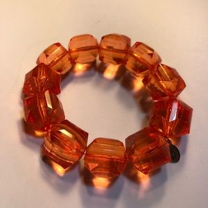 Orange Tarina Tarantino Stretch Bracelet